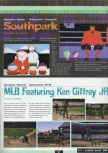 Scan de la preview de South Park paru dans le magazine Ultra 64 1, page 1