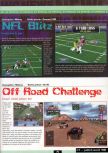 Scan de la preview de NFL Blitz paru dans le magazine Ultra 64 1, page 42