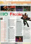 Scan of the review of Bio F.R.E.A.K.S. published in the magazine Ultra 64 1, page 1