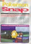 Scan of the review of Pokemon Snap published in the magazine Actu & Soluces 64 02, page 1