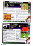 Scan of the review of Virtual Pool 64 published in the magazine Nintendo Power 115, page 1