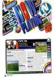 Scan du test de FIFA 99 paru dans le magazine Nintendo Power 116, page 1