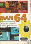 Scan du test de Bomberman 64 paru dans le magazine X64 03, page 2