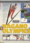 Scan of the review of Nagano Winter Olympics 98 published in the magazine X64 03, page 1