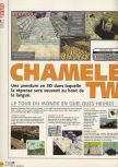 Scan of the review of Chameleon Twist published in the magazine X64 03, page 1