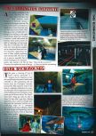 Scan of the preview of Perfect Dark published in the magazine Nintendo Power 130, page 9