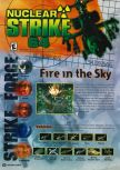 Scan of the walkthrough of Nuclear Strike 64 published in the magazine Nintendo Power 130, page 1