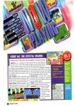 Scan of the review of Kirby 64: The Crystal Shards published in the magazine Nintendo Power 134, page 1