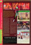 Scan of the review of Mortal Kombat Trilogy published in the magazine Gameplay 64 02, page 1