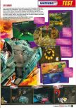 Scan du test de Forsaken paru dans le magazine Le Magazine Officiel Nintendo 06, page 2