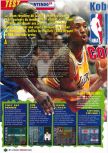 Scan of the review of Kobe Bryant in NBA Courtside published in the magazine Le Magazine Officiel Nintendo 06, page 1
