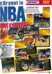 Scan of the review of Kobe Bryant in NBA Courtside published in the magazine Le Magazine Officiel Nintendo 06, page 2