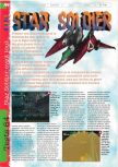 Scan of the review of Star Soldier: Vanishing Earth published in the magazine Gameplay 64 08, page 1