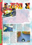 Scan of the review of F-Zero X published in the magazine Gameplay 64 08, page 1