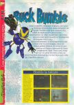 Scan du test de Buck Bumble paru dans le magazine Gameplay 64 09, page 1