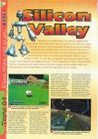 Scan of the review of Space Station Silicon Valley published in the magazine Gameplay 64 10, page 1