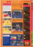 Scan of the review of NBA Live 99 published in the magazine Gameplay 64 11, page 2