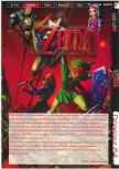 Scan du test de The Legend Of Zelda: Ocarina Of Time paru dans le magazine Gameplay 64 11, page 1