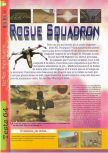 Scan of the review of Star Wars: Rogue Squadron published in the magazine Gameplay 64 12, page 1