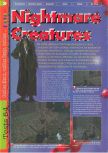 Scan of the review of Nightmare Creatures published in the magazine Gameplay 64 12, page 1