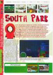 Scan of the review of South Park published in the magazine Gameplay 64 13, page 1