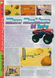 Scan of the review of Micro Machines 64 Turbo published in the magazine Gameplay 64 13, page 1