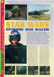 Scan of the review of Star Wars: Episode I: Racer published in the magazine Gameplay 64 17, page 1