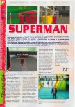 Scan du test de Superman paru dans le magazine Gameplay 64 17, page 1