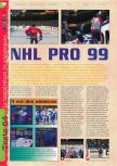 Scan of the review of NHL Pro '99 published in the magazine Gameplay 64 18, page 1