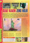 Scan of the review of Duke Nukem Zero Hour published in the magazine Gameplay 64 18, page 1
