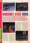 Scan of the review of Knockout Kings 2000 published in the magazine Gameplay 64 19, page 1