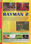 Scan du test de Rayman 2: The Great Escape paru dans le magazine Gameplay 64 19, page 1