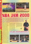 Scan of the review of NBA Jam 2000 published in the magazine Gameplay 64 20, page 1