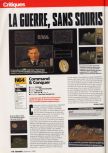 Scan of the review of Command & Conquer published in the magazine Game On 03, page 1