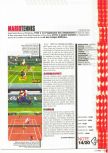 Scan of the review of Mario Tennis published in the magazine Playmag 50, page 1