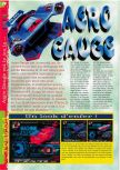 Scan of the review of Aero Gauge published in the magazine Gameplay 64 04, page 1