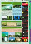 Scan of the review of Turok: Dinosaur Hunter published in the magazine Gameplay 64 01, page 2