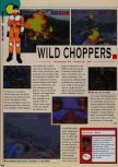 Scan of the review of Chopper Attack published in the magazine Consoles News 18, page 1
