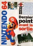 Scan de l'article N64 - Dernier point avant la sortie paru dans le magazine Joypad 055, page 1