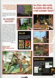 Scan of the preview of Turok: Dinosaur Hunter published in the magazine Joypad 057, page 6