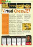 Scan of the review of Virtual Chess 64 published in the magazine Consoles News 24, page 1