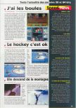 Scan of the preview of Olympic Hockey Nagano '98 published in the magazine Consoles News 24, page 1