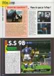 Scan of the preview of International Superstar Soccer 98 published in the magazine Consoles News 24, page 1