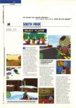 Scan of the review of South Park published in the magazine Next Generation 51, page 1