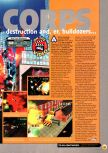 Scan of the preview of Blast Corps published in the magazine N64 01, page 3