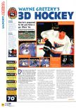 Scan du test de Wayne Gretzky's 3D Hockey paru dans le magazine N64 01, page 1
