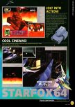 Scan of the preview of Lylat Wars published in the magazine N64 01, page 4