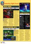 Scan of the preview of ClayFighter 63 1/3 published in the magazine N64 02, page 1