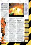 Scan of the review of Blast Corps published in the magazine N64 02, page 8