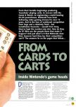 Scan of the article From Cards to Carts : Inside Nintendo's game heads published in the magazine N64 02, page 2